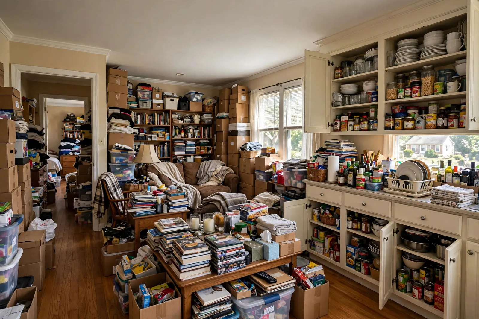 Before photo, Full House Estate Cleanout in White Plains, by Waldorf Junk Removal Company
