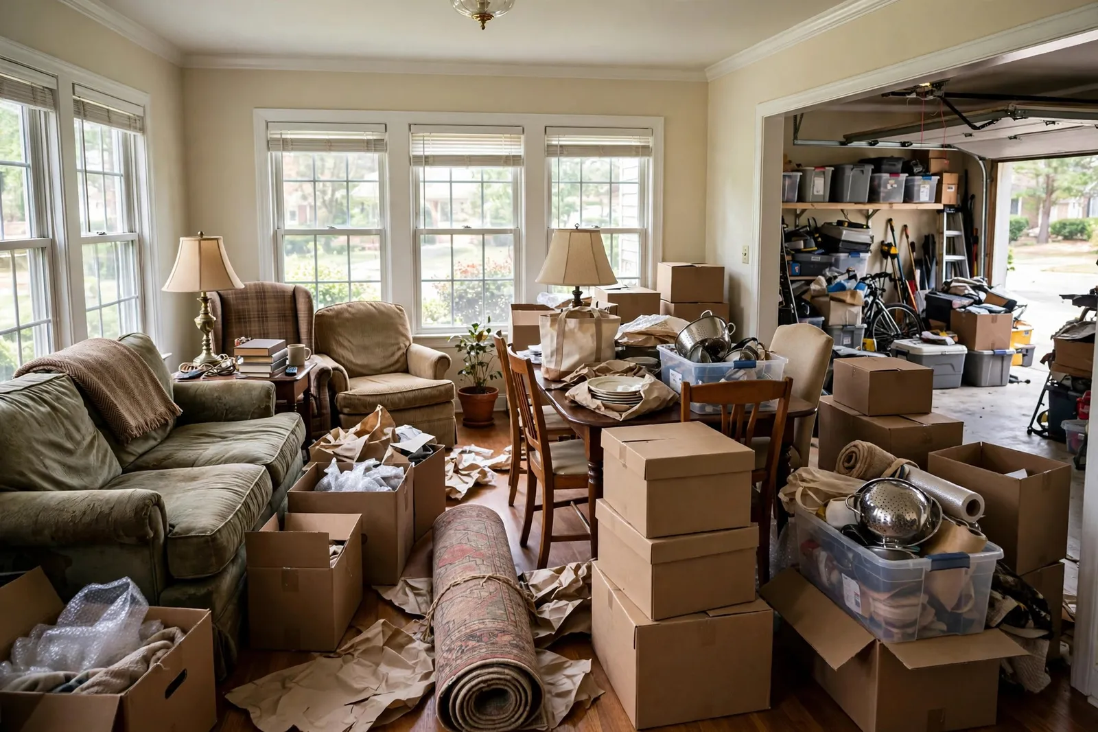 Before photo, Whole House Cleanout in White Plains Ahead of a Sale, by Waldorf Junk Removal Company